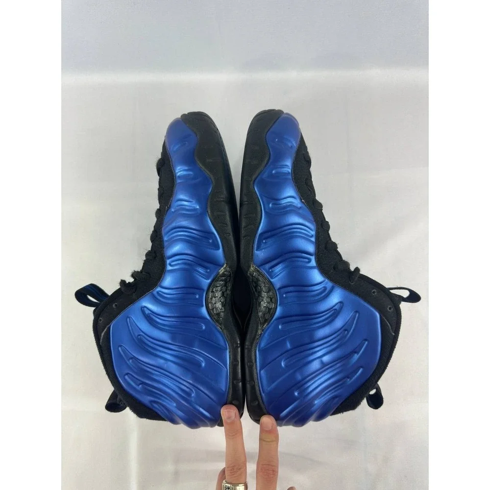 Nike Foamposite Pro B Varsity Royal Black 2001 Shoes 624041-401 Men's Size 10.5